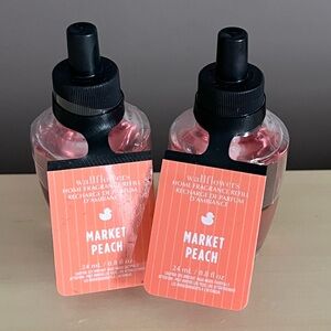 Two White Barn Bath & Body Works Market Peach Wallflowers Refills